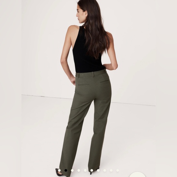 Ladies size 10 light grey Banana Republic Sloan pant - curvy fit - Picture 10 of 11